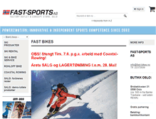 Tablet Screenshot of fast-bikes.no